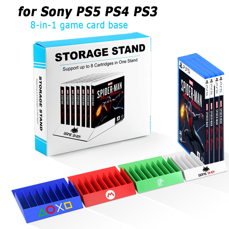 Gaming Accessories Ps4 - 8-in-1 voor PS5 Game Card Base