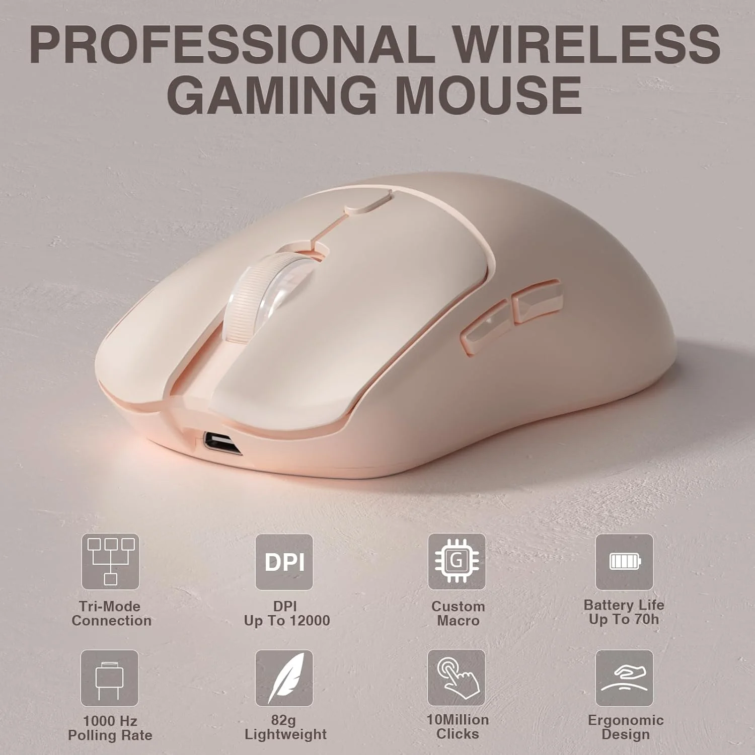 Gaming Accessories For Gaming Laptop - AULA SC580X Tri-mode draadloze gamingmuis 12000