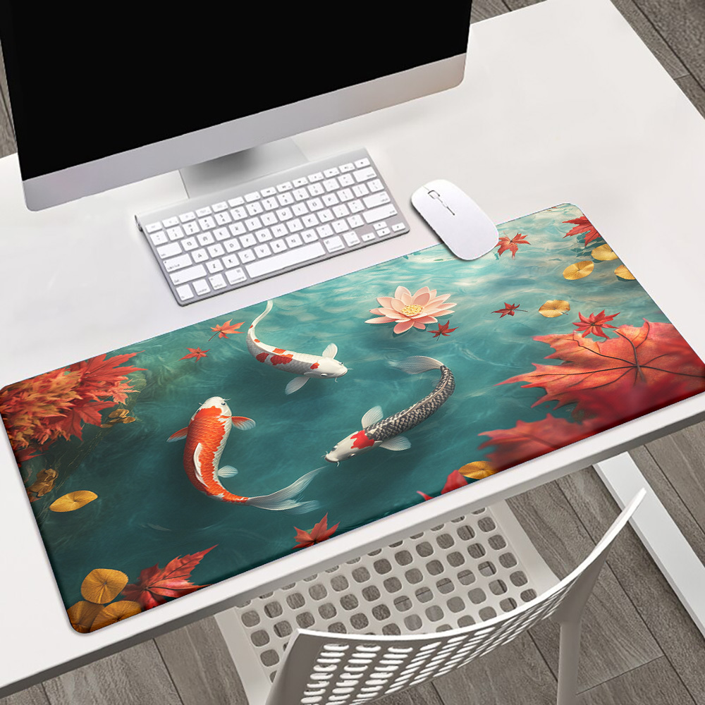 Zen Gaming Accessories - Zen Koi Vis IJzeren Kunst Bureaumat