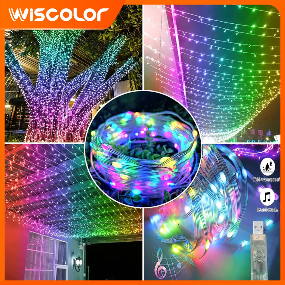 Gaming Accessories App - RGBIC LED-lichtstrip, USB-aangedreven, achtergrondverlichting voor tv,