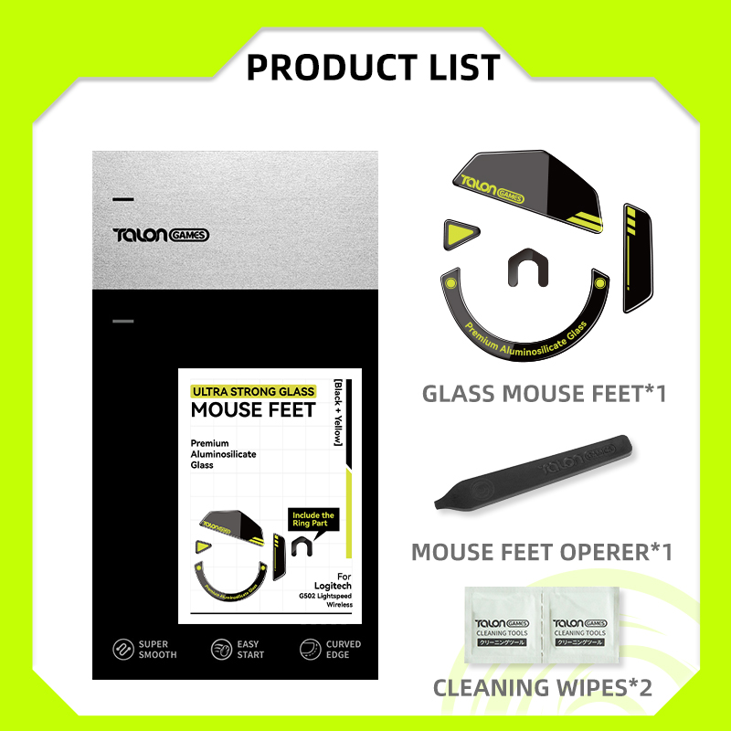 Gaming Accessories Logitech - TALONGAMES Glazen muisschaatsen Muissensor Skates Glide