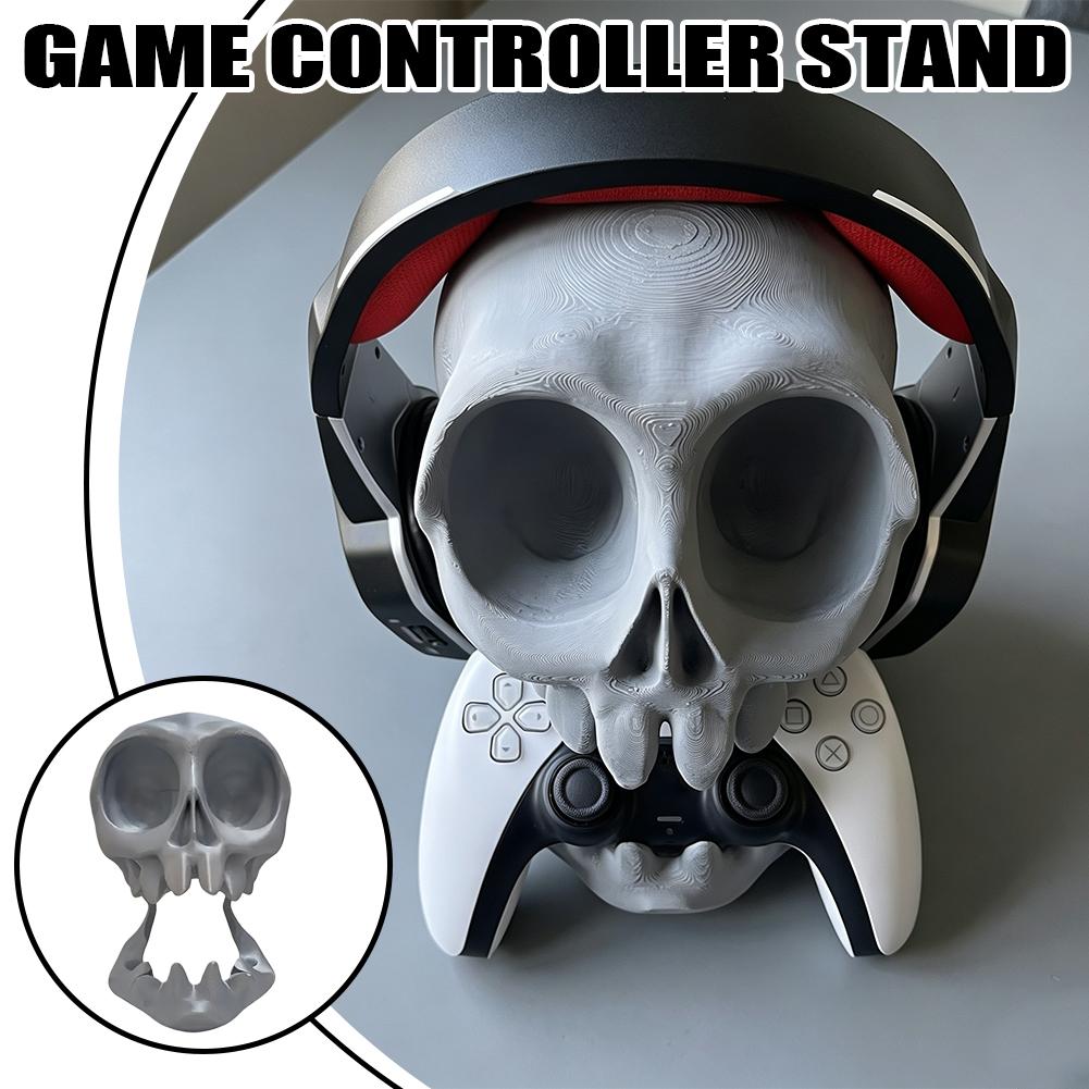 Gaming Accessories For Room - Schedel Oortelefoon Gamepad Stand 3D Geprinte
