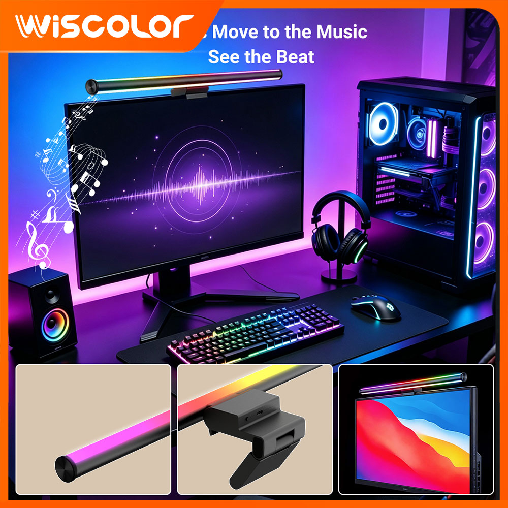 Gaming Accessories App - Instelbare Monitor Lichtbalk Smart Wifi RGBIC