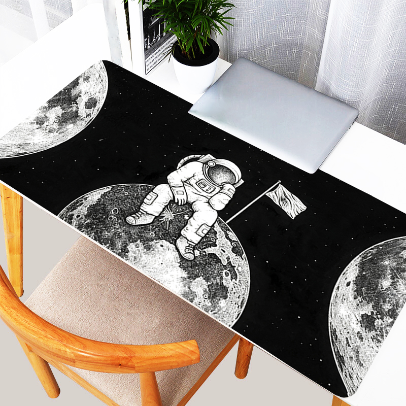 Gaming Laptop Essential Accessories - astronauts Zwart-wit Muismat Gamer Essential XXL