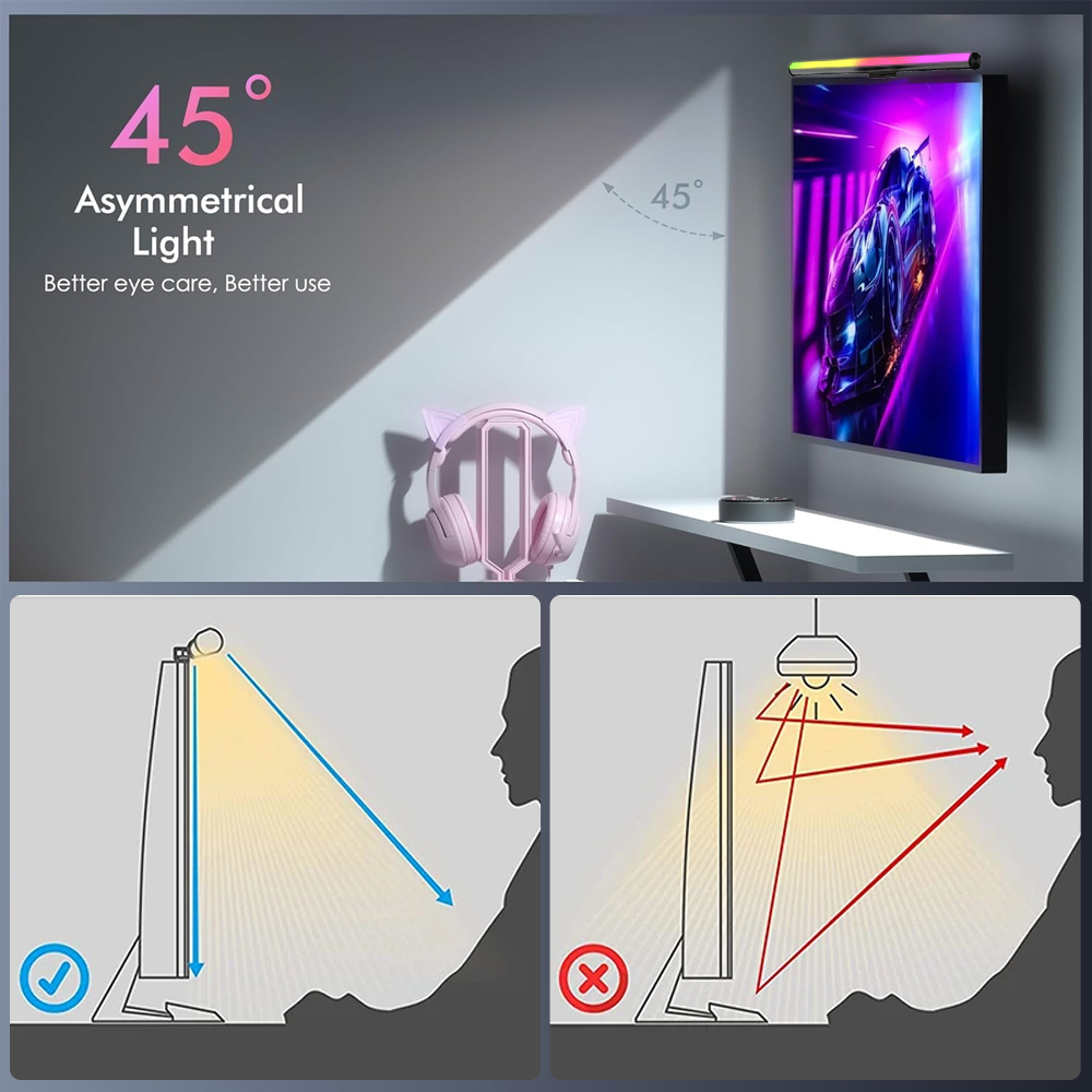 RGBIC Setup Monitor Lichtbalk  - Gaming Accessories App recensie en prijs