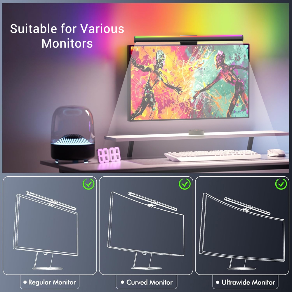 RGB Monitor Lichtbalk Smart Wi - Gaming Accessories App recensie en prijs