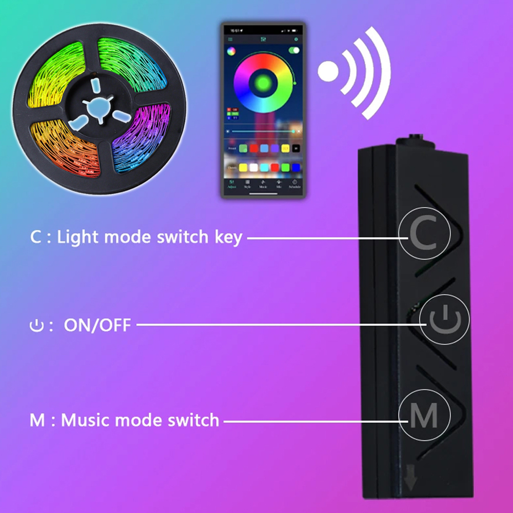 RGB Led-verlichting Strip APP- - Gaming Accessories App recensie en prijs