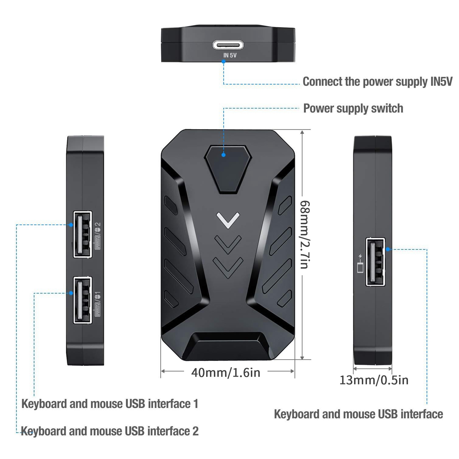 Gamingtoetsenbord Muisconverte - Gaming Accessories For Mobile recensie en prijs
