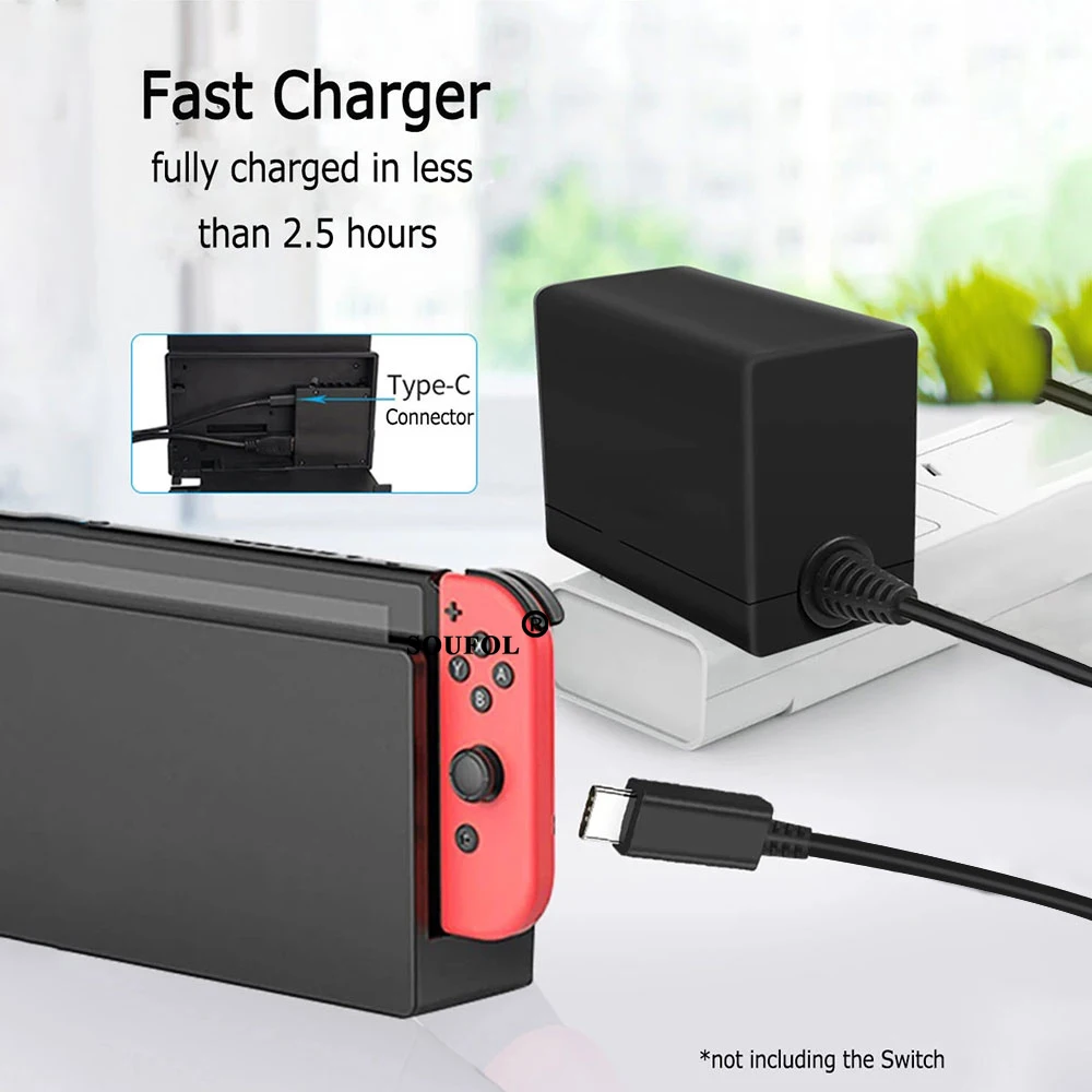 Wisselstroomadapter Oplader vo - Gaming Accessories Nintendo Switch recensie en prijs