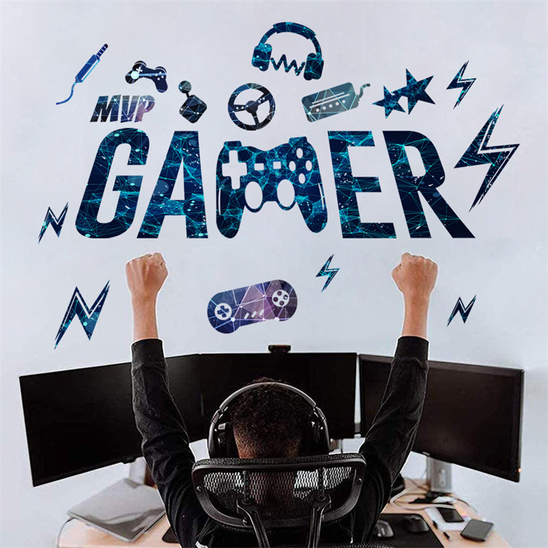 Gamer Vinyl Muurstickers Game  - Gaming Accessories Wallpaper recensie en prijs