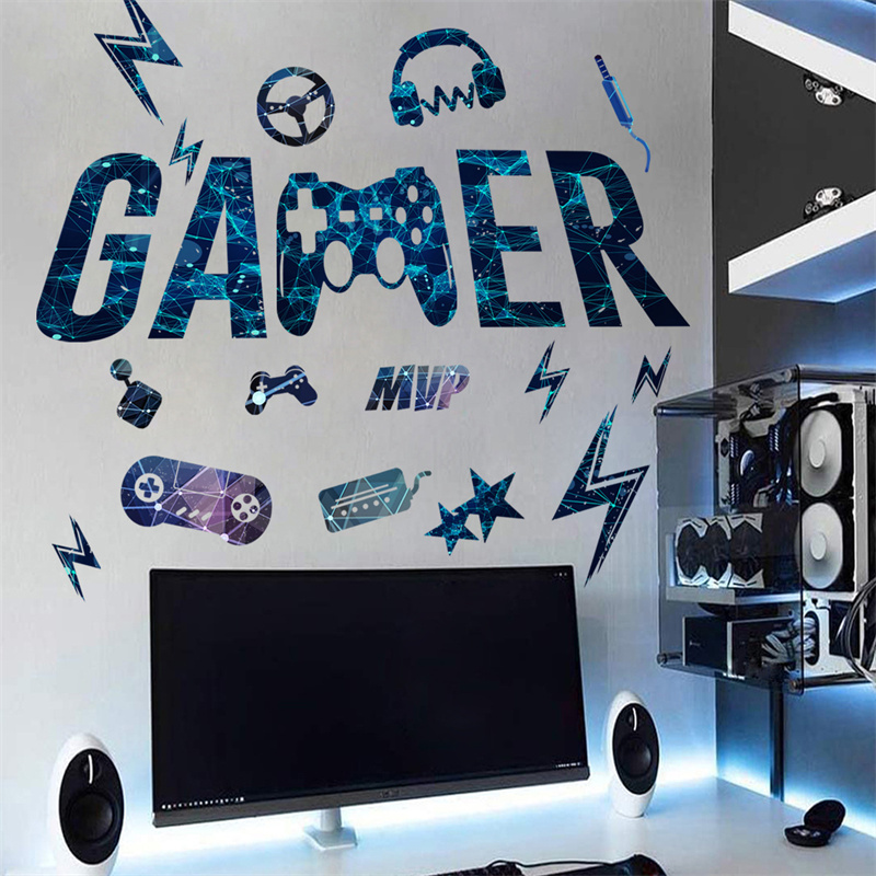 Gamer Vinyl Muurstickers Game  - Gaming Accessories Wallpaper recensie en prijs