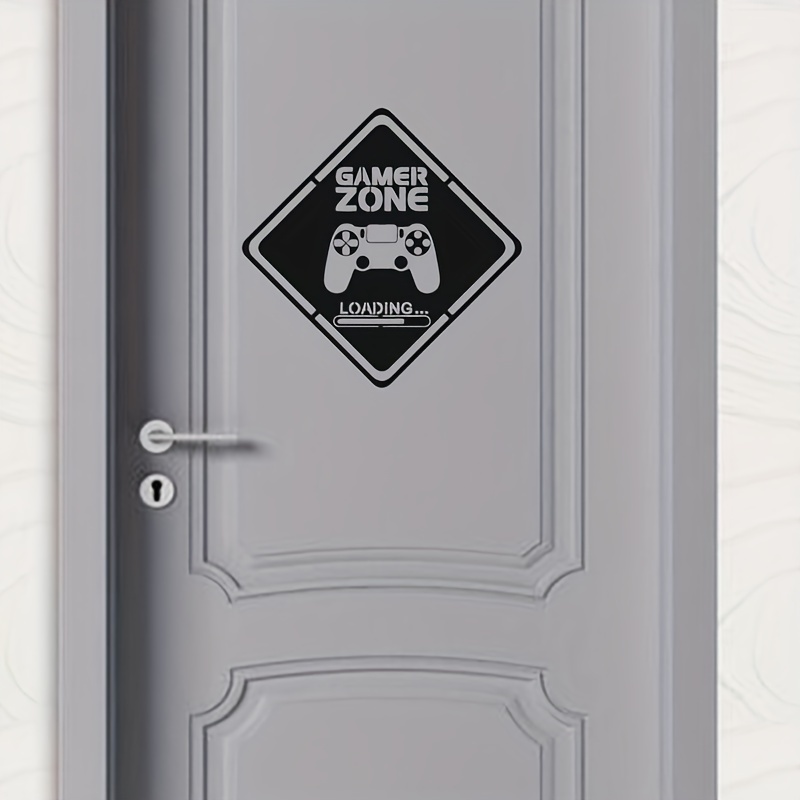 1Pc Gamer Zone Deur Sticker Mu - Gaming Accessories Wallpaper recensie en prijs