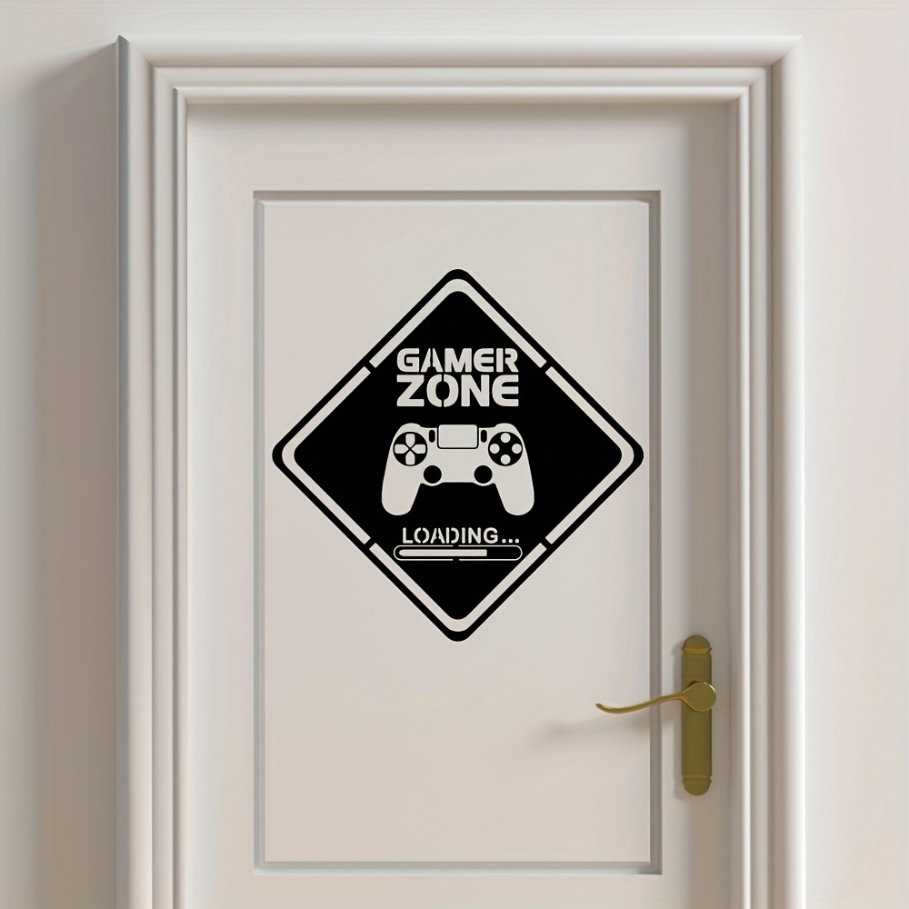 1Pc Gamer Zone Deur Sticker Mu - Gaming Accessories Wallpaper recensie en prijs