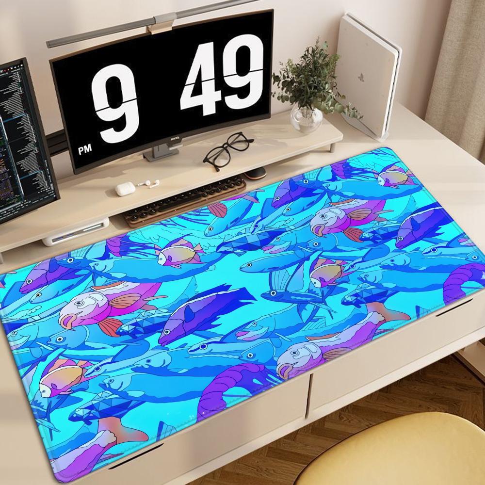 HD-print vis rubberen muismat  - Gaming Accessories For Gaming Laptop recensie en prijs